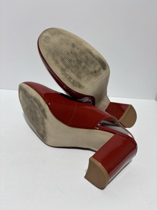 Walking Cradles Women’s Michaela Slingback Pumps Red, Size 10.5 WW main image 4
